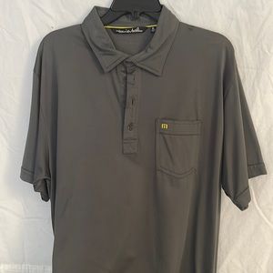 Travis Mathew short sleeve men’s golf shirt size XL Gray
